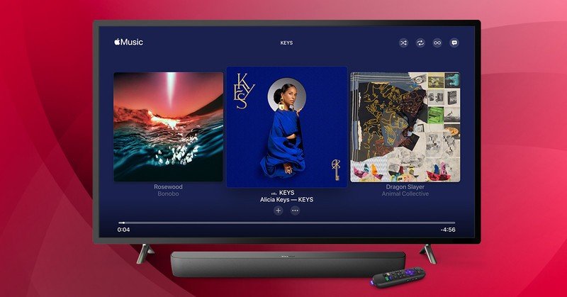 Roku users can now listen to their Apple Music songs and playlists