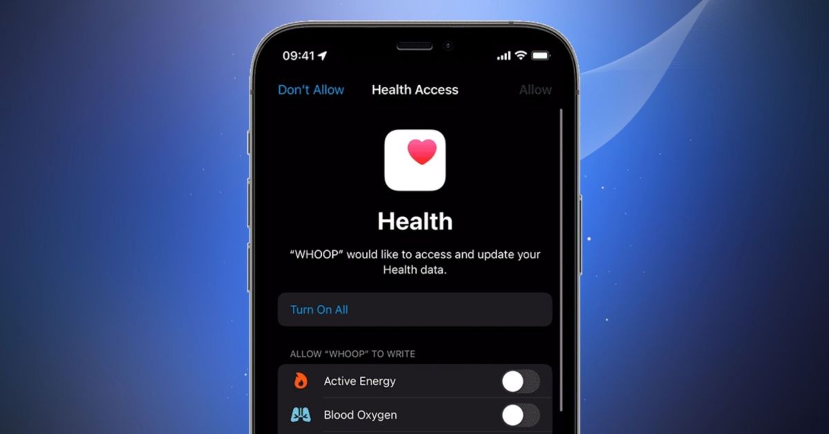 WHOOP releases new Apple Health integration