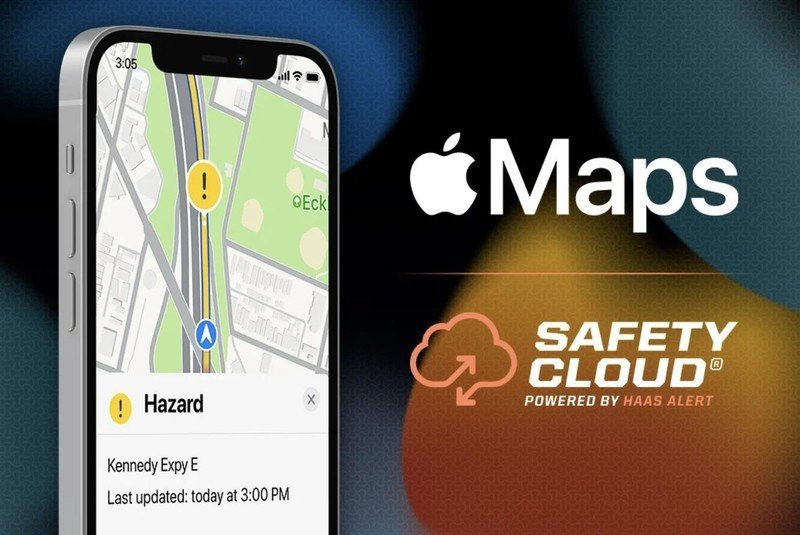Apple Maps improves real-time alerts for roadway hazards