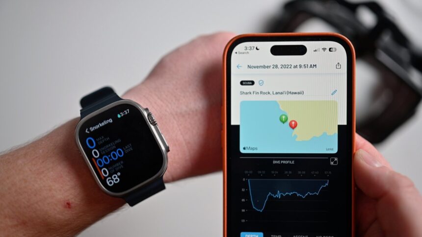 Hands on with the Oceanic+ app and Apple Watch Ultra
