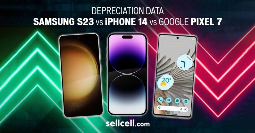 iPhone 14 depreciation vs Galaxy S23 vs Pixel 7