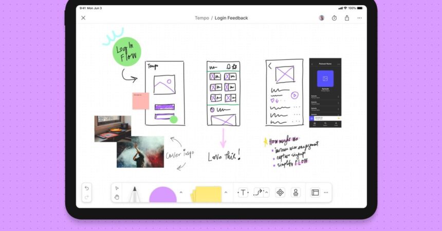 Figma just launched its own Freeform app for iPad with FigJam